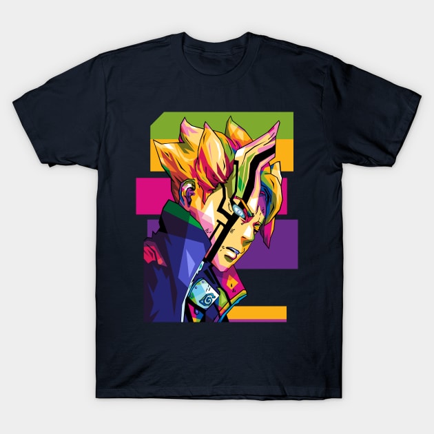 Boruto Otsutsuki Mode T-Shirt by Dico Graphy